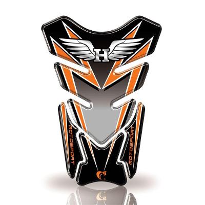 Protetor De Tanque Adesivo Moto Honda -Motosport Laranja