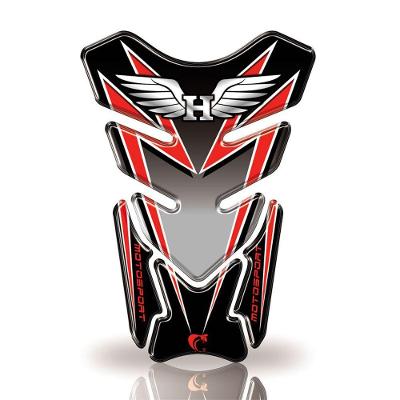 Protetor De Tanque Adesivo Moto Honda -Motosport Vermelho