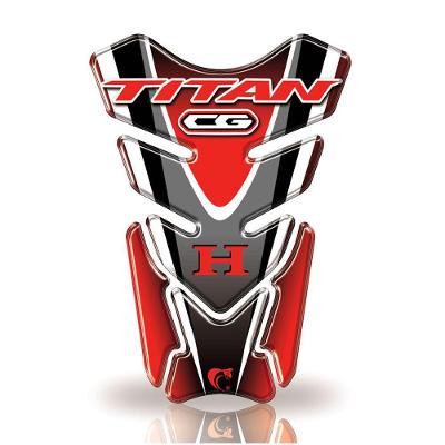 Protetor De Tanque Honda Cg Titan Todos Os Anos Vermelho E Preto