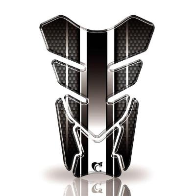 Protetor De Tanque Adesivo Carbono, Moto Honda, Yamaha E Suzuki Varias Cinza
