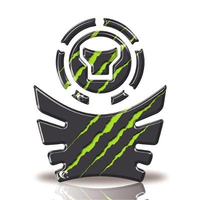 Kit Protetor Tanque E Bocal Moto Honda Acima 2018 Verde