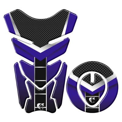 Protetor Tanque E Bocal Adesivo Moto Honda Até 2017 Azul Azul