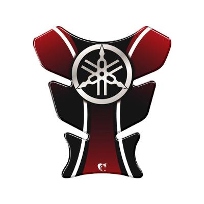 Adesivo Protetor De Tanque Moto Yamaha Diapasão Vermelho Vermelho