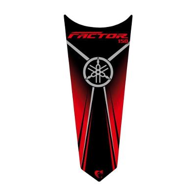 Adesivo Faixa Gravata Tanque Moto Yamaha Factor 150 Vermelho Preto