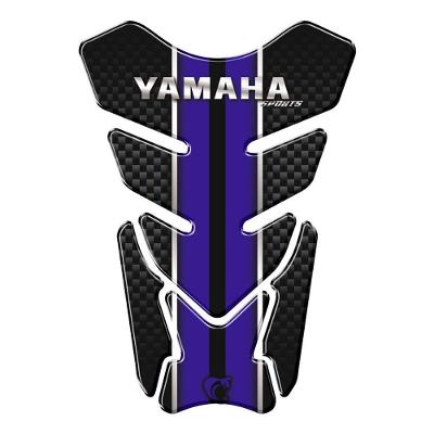 Adesivo Resinado Protetor De Tanque Moto Qualquer Moto Yamaha Azul Azul E Preto