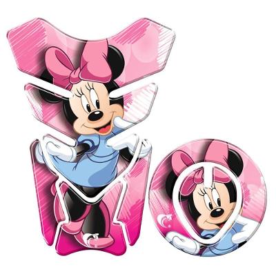 Protetor Tanque E Bocal Adesivo Moto Honda Minnie Até 2017 Rosa