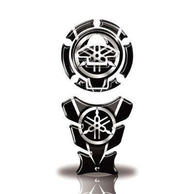 Kit Protetor Tanque Moto Yzf-R3 Mt Tenere Yamaha Preto Preto