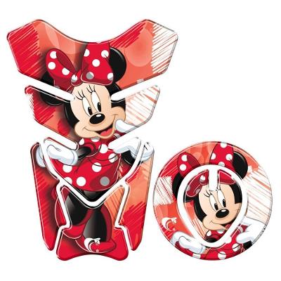 Protetor Tanque E Bocal Adesivo Moto Honda Minnie Até 2017 Vermelho