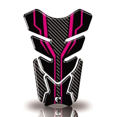 Protetor De Tanque Adesivo Moto Cg Twister Factor Fazer Gsx-S Preto Pink
