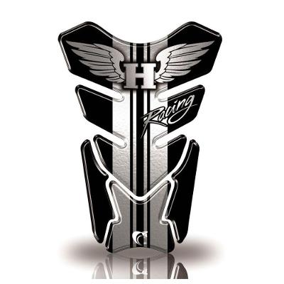 Protetor De Tanque Adesivo Moto Honda Asa Racing Preto