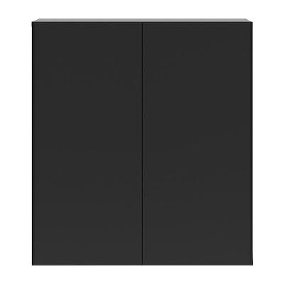 Armário Lavanderia Com 2 Portas Multimóveis Preto