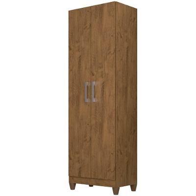 Armário Organizador Íris 2 Portas Castanho Wood Moval