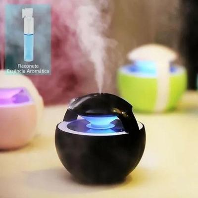 Umidificador Noturno Led Usb Exp - Preto + Florete