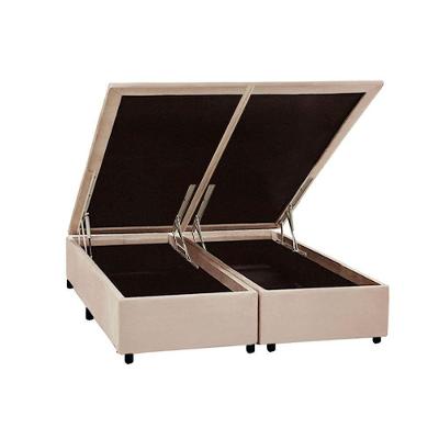 Cama Box Baú King Universal Suede Clean (193x203x35) - Costa Rica