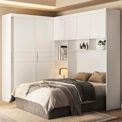 Dormitorio Modulado Casal 6 Portas Fl0270 Branco Moval Branco