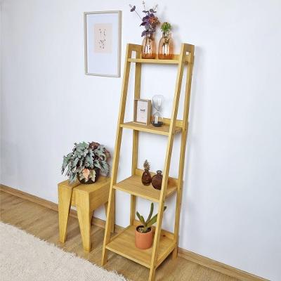 Estante Tipo Escada Vitória 4 Prat 150Ax40Lx38P De Pinus Mel