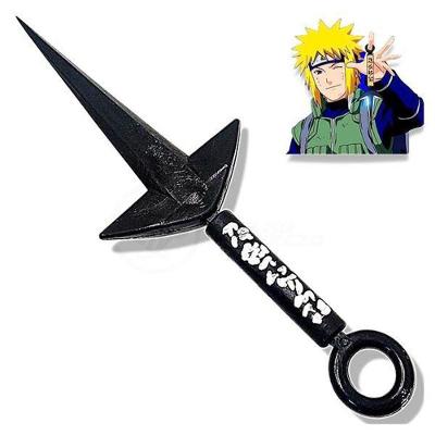 Kit Naruto Shippuden Kunai Minato 23,5Cm + Shuriken 9Cm 5