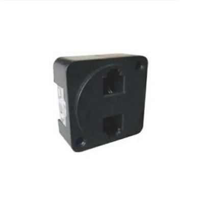 Plug Telefone Tomada Modular Idc 2 Linhas Preto