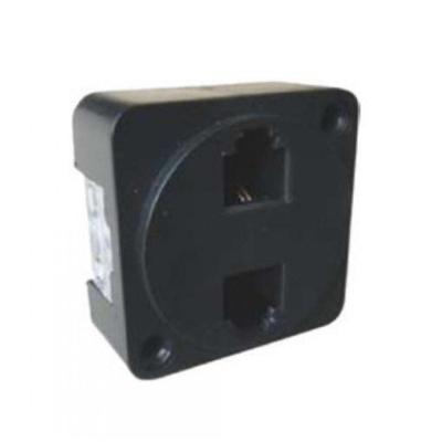 Plug Telefone Tomada Modular Idc Extensao Preto