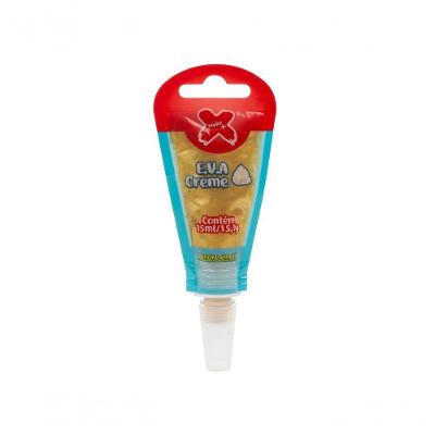 E.V.A. Creme Ouro Metálico 15Ml Com Aplicador Chantily