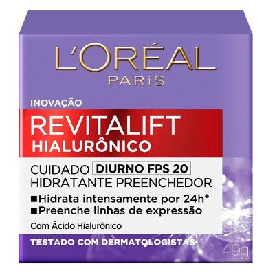 Creme Revitalift Hialurônico Diurno Fps 20 L'oréal 49g