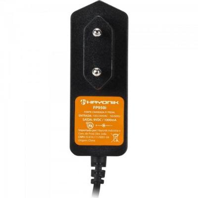 Fonte Chaveada P/ 4 Pedais 9vdc 1a 9w P4 C- Cfp950i Preto Hayonik