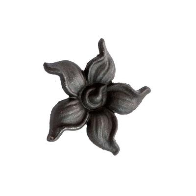Florão Ornamento Grade Em Ferro Fundido Decoração N06 13Cm