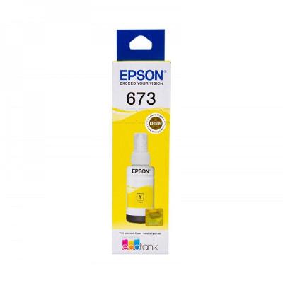 Refil De Tinta Epson T673420 (l800) Amarelo