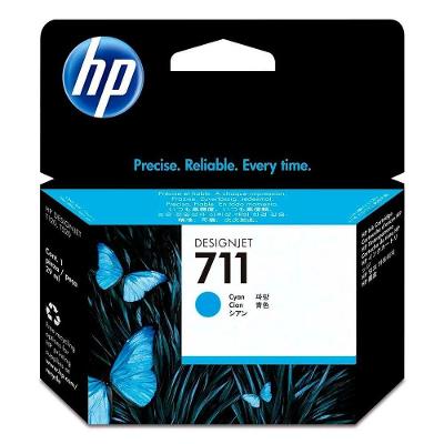 Cartucho De Tinta Hp 711 Ciano Pluk 29Ml Cz130Ab