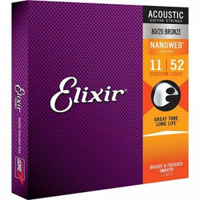Encordoamento P/ Violão .011 Nanoweb 11027 Elixir
