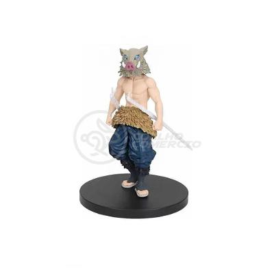Action Figure Boneco Inosuke Hashibira Demon Slayer 14cm