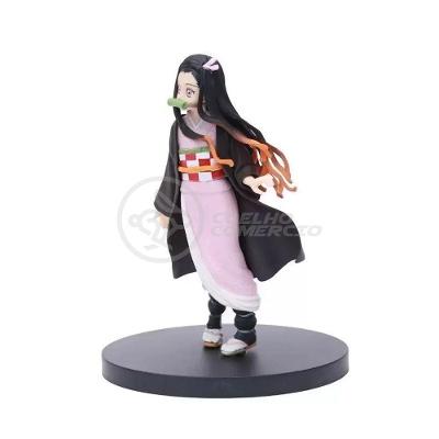 Action Figure Boneco Oni Nezuko Kamado Demon Slayer 14cm