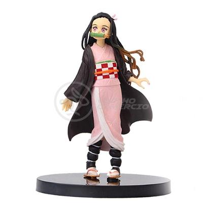 Action Figure Boneco Oni Nezuko Kamado Demon Slayer 14cm