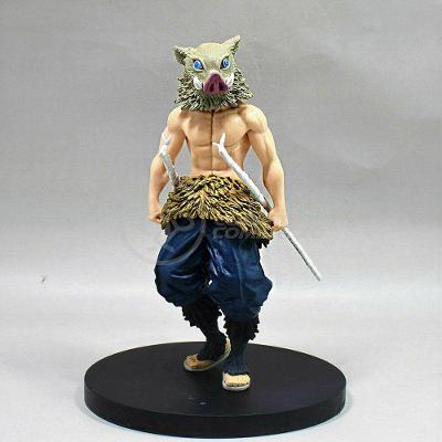 Action Figure Boneco Inosuke Hashibira Demon Slayer 14cm