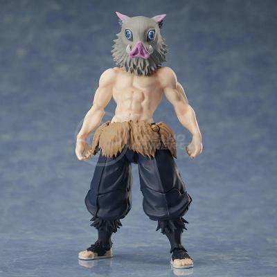 Action Figure Boneco Inosuke Hashibira Demon Slayer 14cm