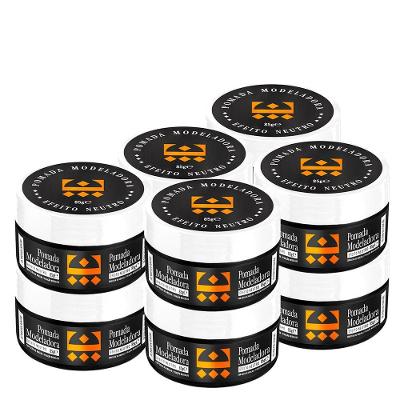 Kit 10 Pomada Para Cabelo Efeito Neutro Embaixador 85G
