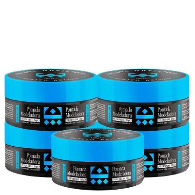 Kit 5 Pomada Para Cabelo Efeito Brilho Embaixador 150G