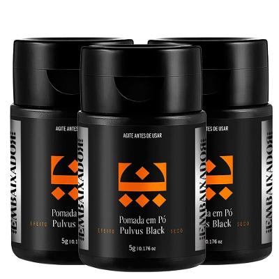 Kit 03 Pomada Em Pó Pulvus Black Embaixador 5G