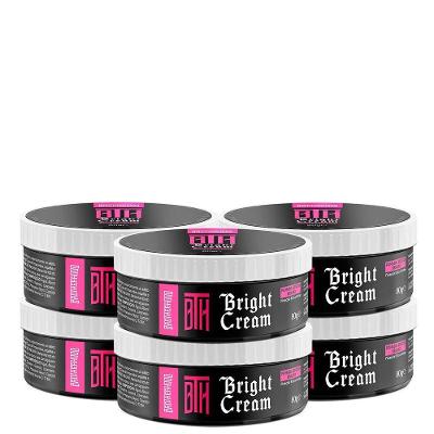 Kit 06 Pomada Efeito Brilho Bright Cream Bth 80G