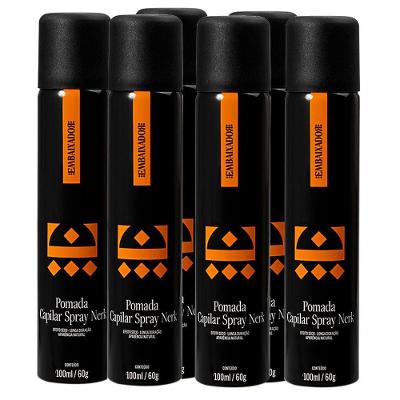 Kit 06 Pomada Spray Efeito Matte Nerk Embaixador 100Ml