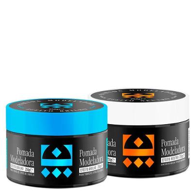 Kit Pomada Efeito Brilho + Efeito Neutro Embaixador 250G