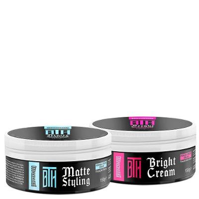 Kit Pomada Matte Styling + Brilho Bright Cream Bth 150G