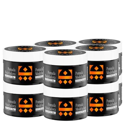 Kit 10 Pomada Para Cabelo Efeito Neutro Embaixador 250G
