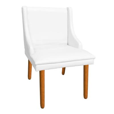 Kit 6 Cadeiras de Jantar Corino Pés Palito Branco