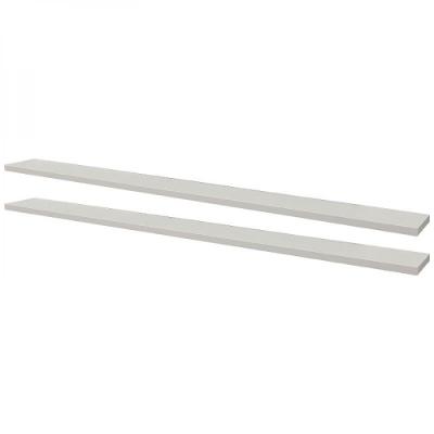 Kit 2 Prateleiras 100 X 20cm Branca Suporte Invisível