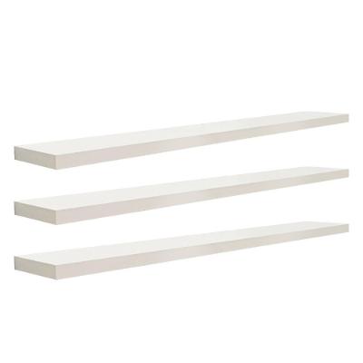 Kit 3 Prateleiras 100 x 20cm Branco Espessura 25mm Invisível