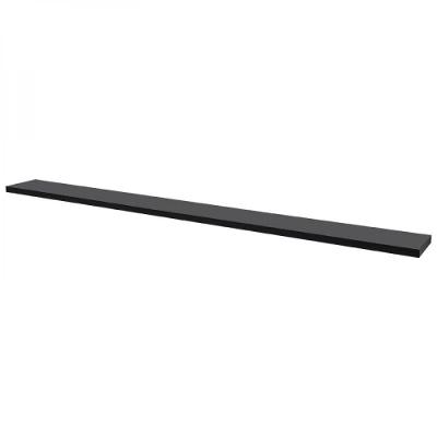 Prateleira 100 X 20cm Preta Suporte Invisível