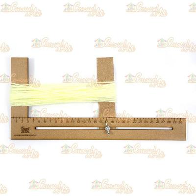 Régua Para Cabelo De Boneca Mdf 30 Cm
