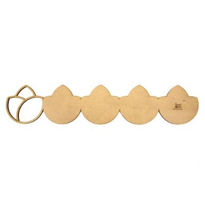 Régua para Barrado Mdf Tulipa Simples