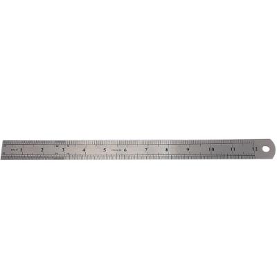 Régua Metal Leve Aço Inoxidável 30cm